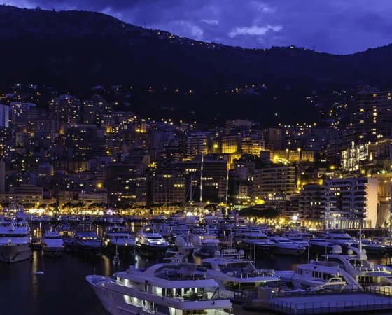 Monaco by night